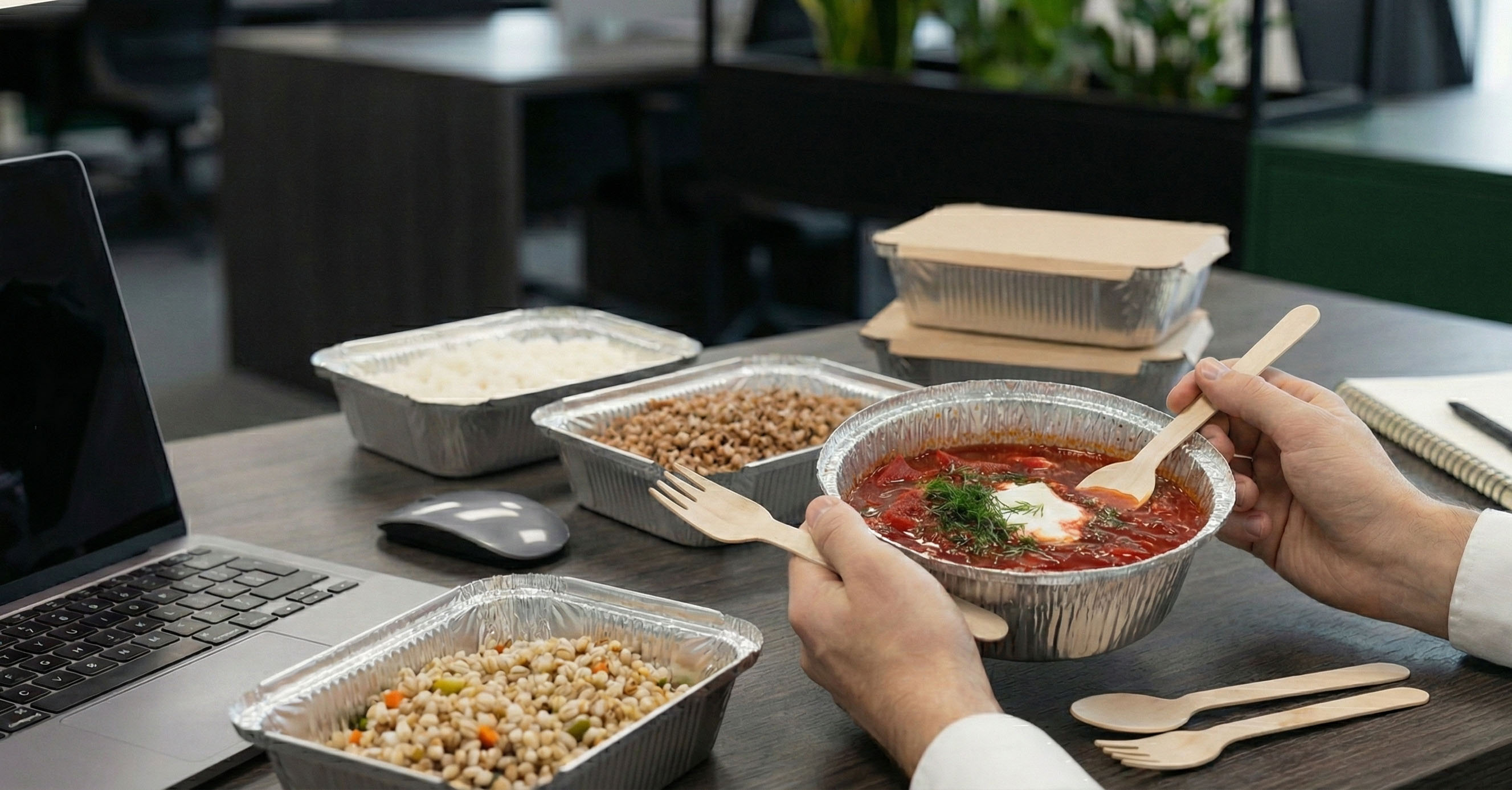 Организация питания сотрудников, бизнес-ланчи и обеды в офис!