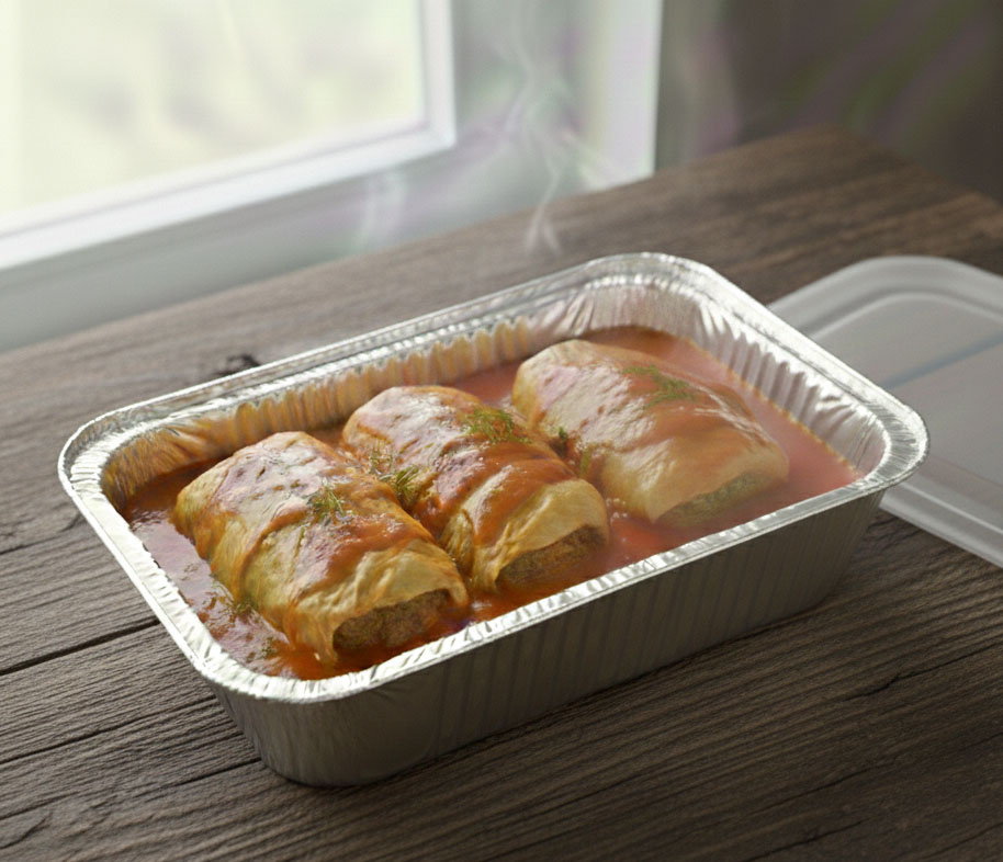 Голубцы в томатно-сметанном соусе