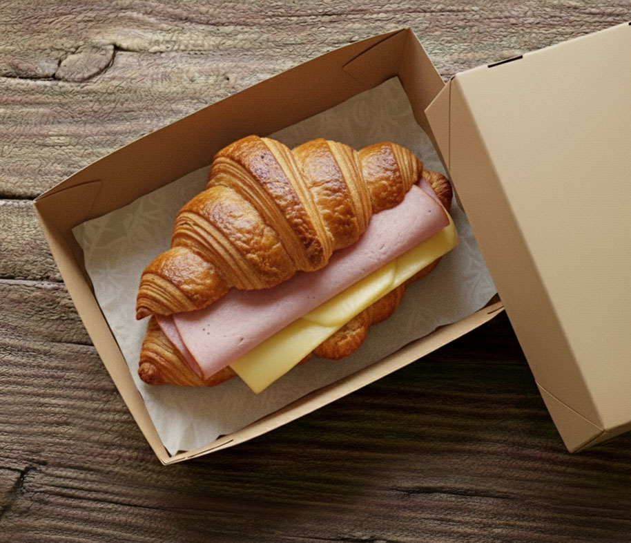 Круассан с ветчиной и сыром