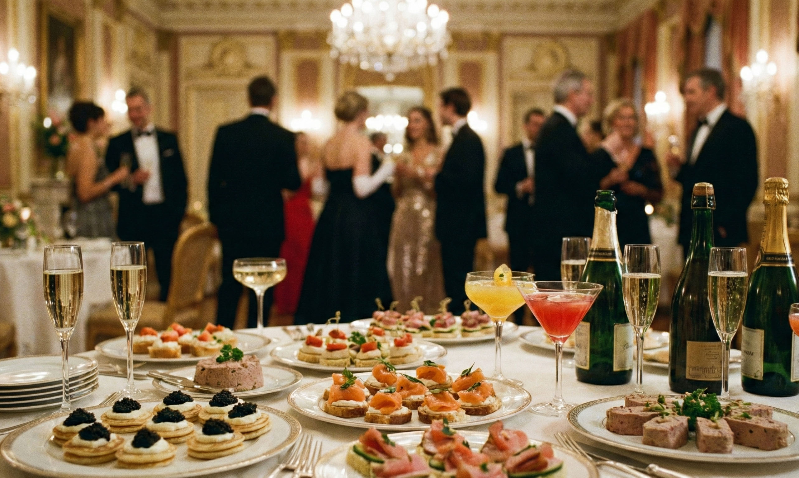 Банкет для официальной встречи дистрибютеров кофейной компании